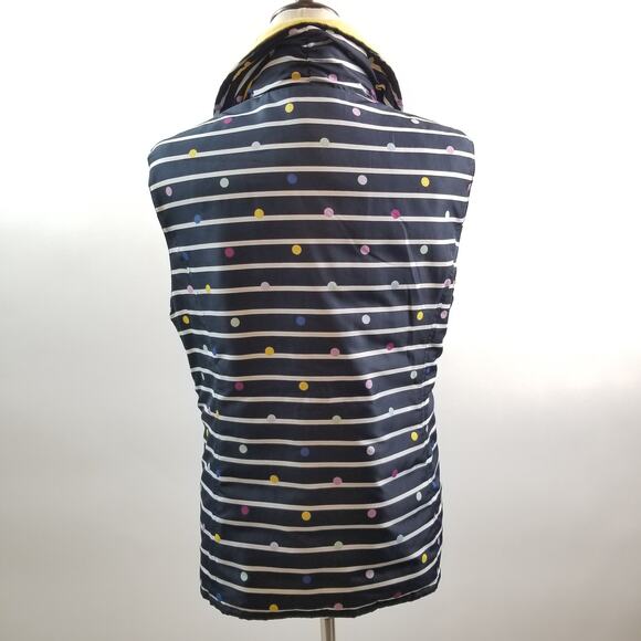 Christopher & Banks Blue Yellow Reversible Light Puffer Vest New! XL - Picture 4 of 9